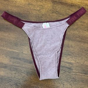 NWT Victoria Secret PINK cotton Brazilian panties Large